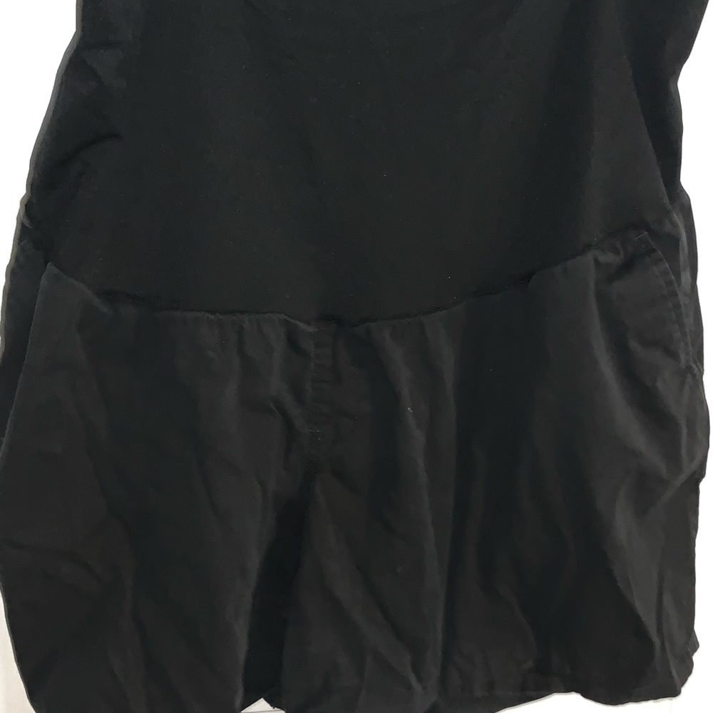 Maternity Black Shorts -Full Panel